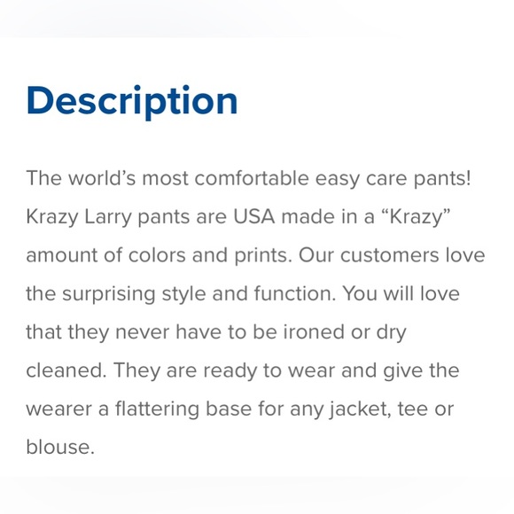 Krazy Larry multi colour pull on pants stretchy and form fitting - Picture 5 of 13